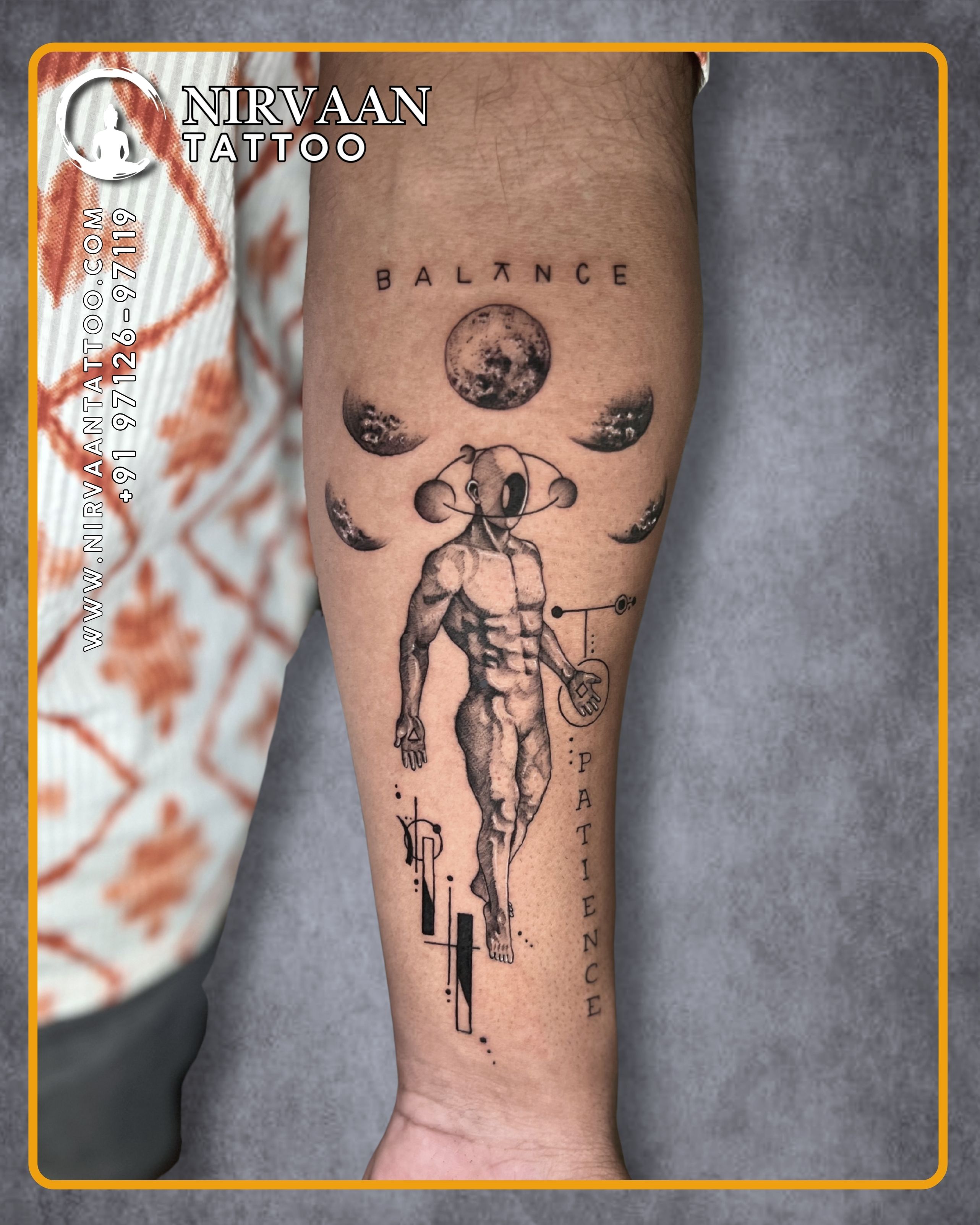 Micro realism tattoo design